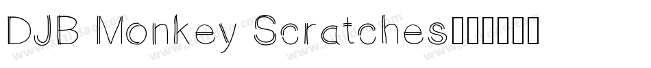 DJB Monkey Scratches字体转换